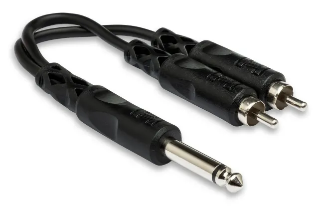 Hosa YPR-124 Y-Kabel RCAogas 15 cm Verteiler