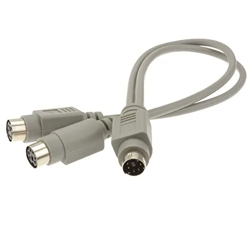 kenable PS/2 Y-Adapter 30cm Mini-DIN 6-polig