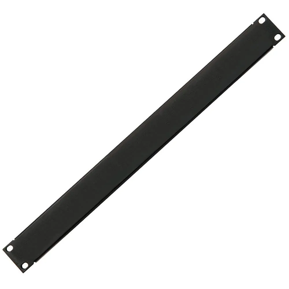 Kenable 1U Blindplatte 19 Zoll Rack Stahl schwarz