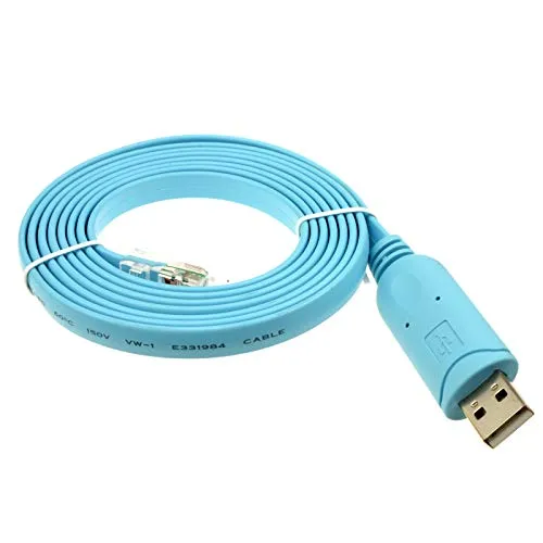 Kenable USB zu RJ45 Konsolenkabel 1,8 m FTDI Cisco-kompatibel