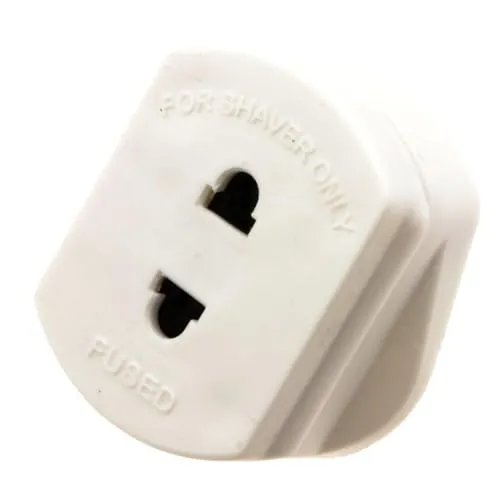 Kenable Rasierer-Adapter UK-Stecker 2-pol Buchse Konverter