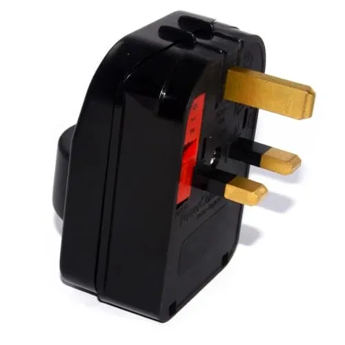 Kenable Schuko Euro auf UK Stecker Adapter geerdet