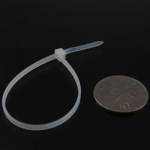 Kenable enTie Kabelbinder 150mm Weiß 100 Stück Nylon