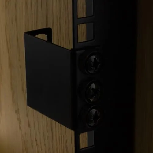 Kenable 1U Rack-Halterung 50 mm Deep mit Käfigmuttern