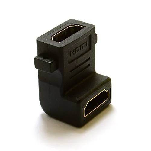 Kenable HDMI Einbaukupplung 90° Buchse-Buchse v1.4 3D