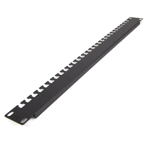 Kenable Kabelführungsleiste 1U 19 Zoll Rack Metall